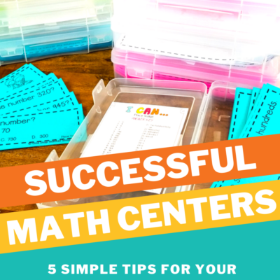 5 Tips for Successful Math Centers | One Stop Teacher Shop