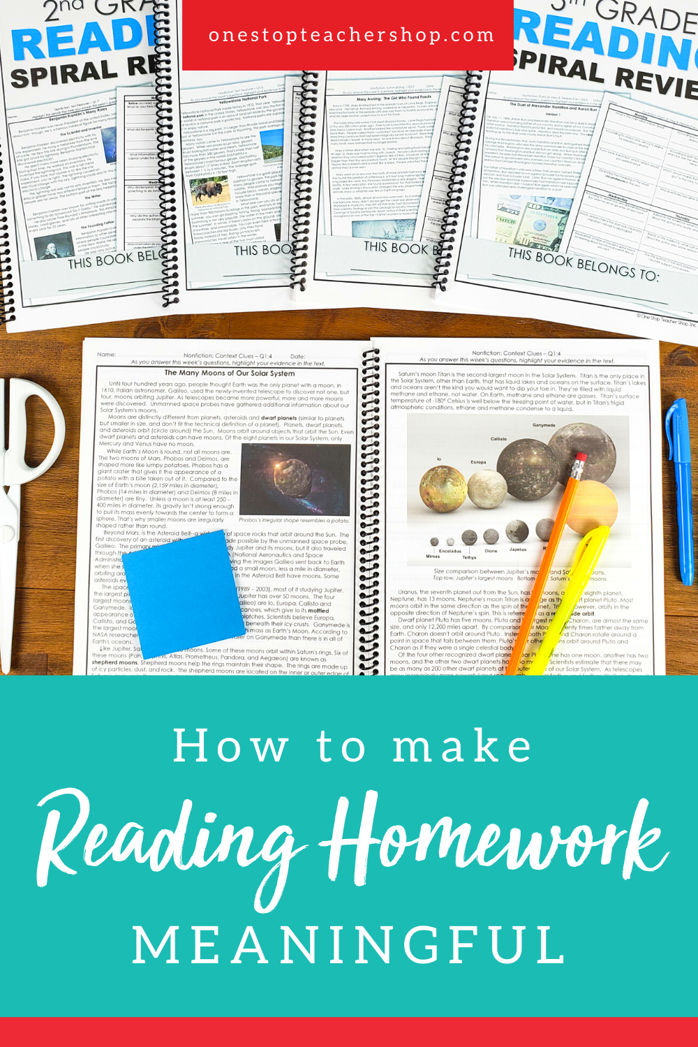 homework reading meaning