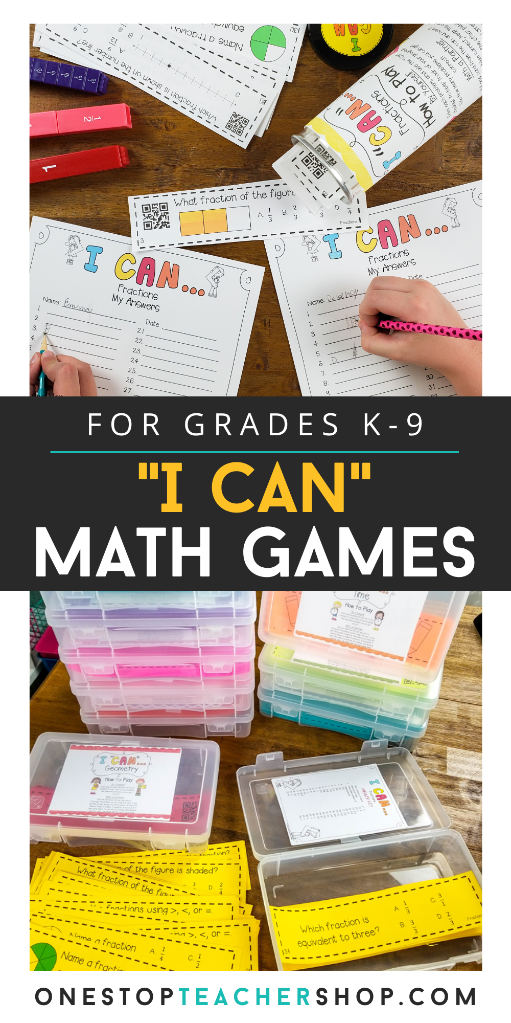 I CAN Math Games For Every Math Classroom | Math Practice Kids Love