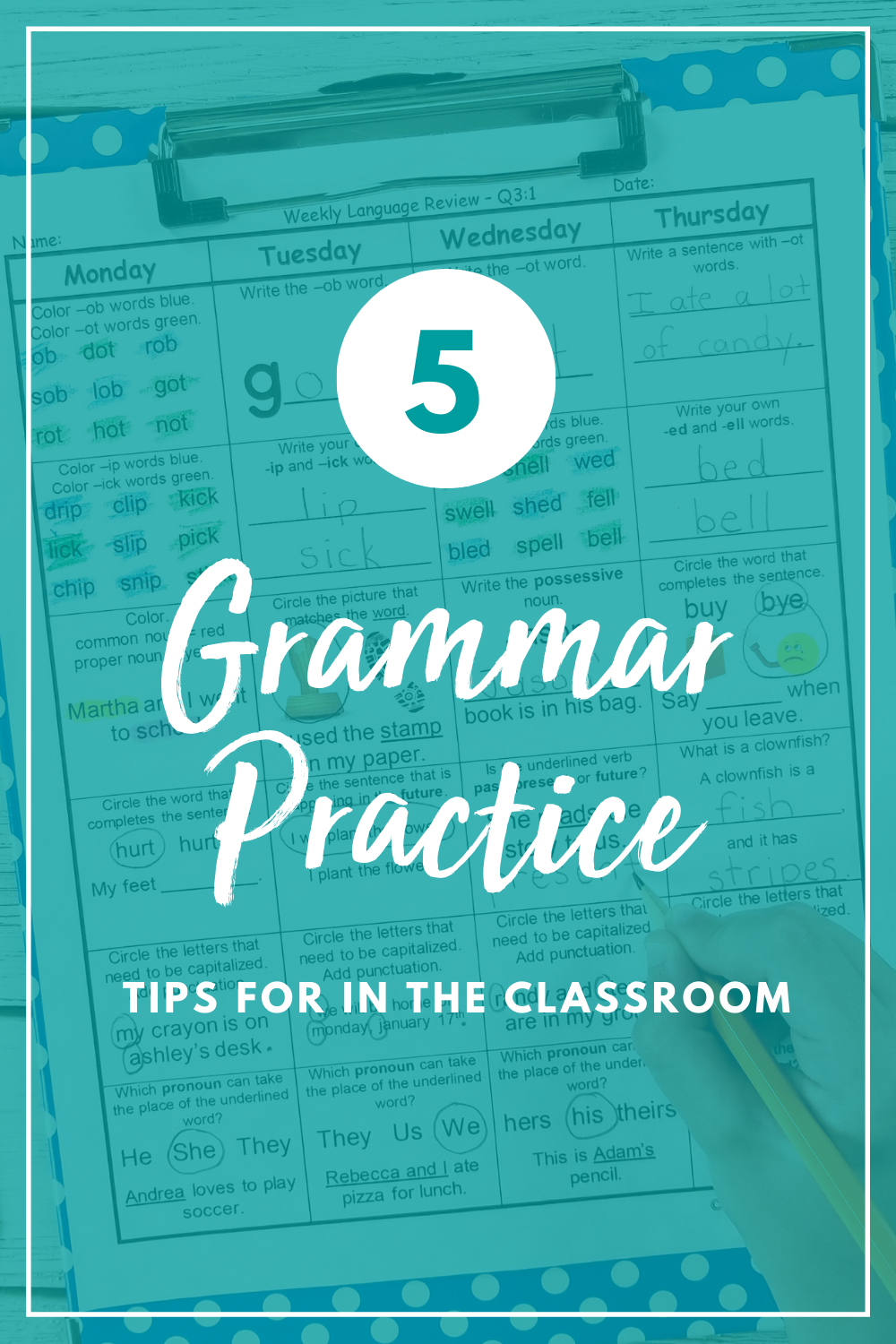 Tips For Grammar Practice In The Classroom One Stop Teacher Shop