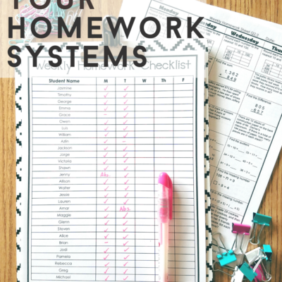 homework system for teachers