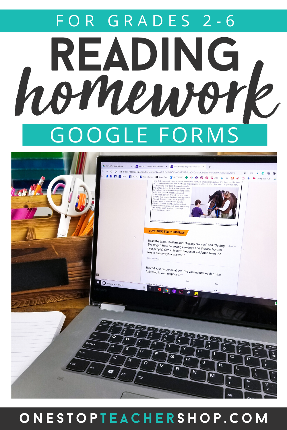 Digital Reading Review For Google Forms - One Stop Teacher Shop