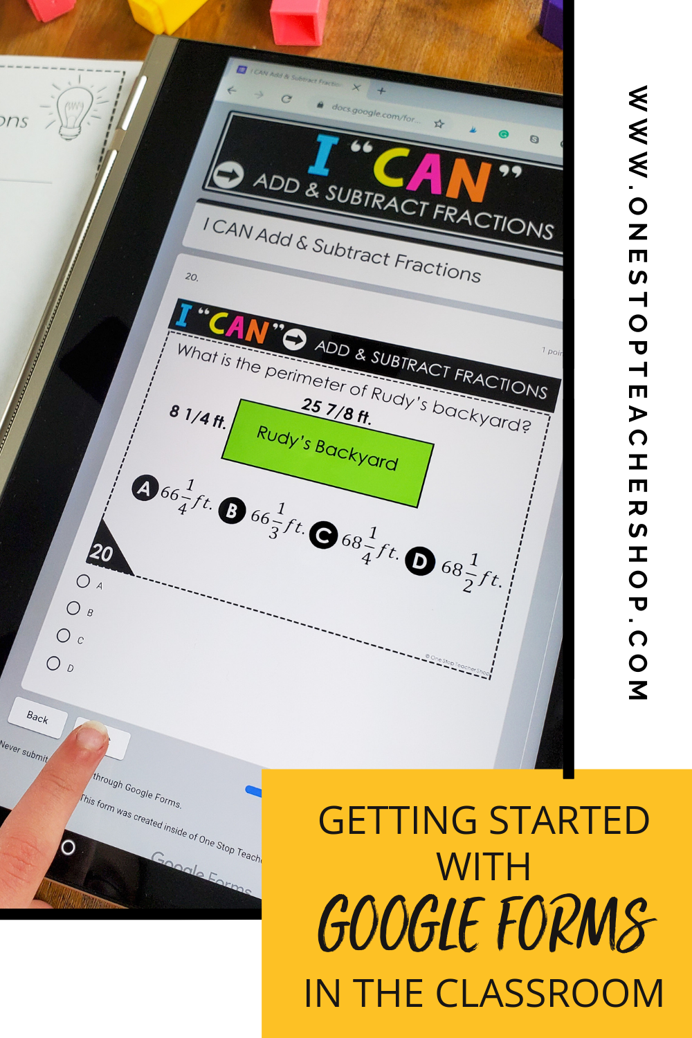 Getting Started With Google Forms In The Classroom - One Stop Teacher Shop