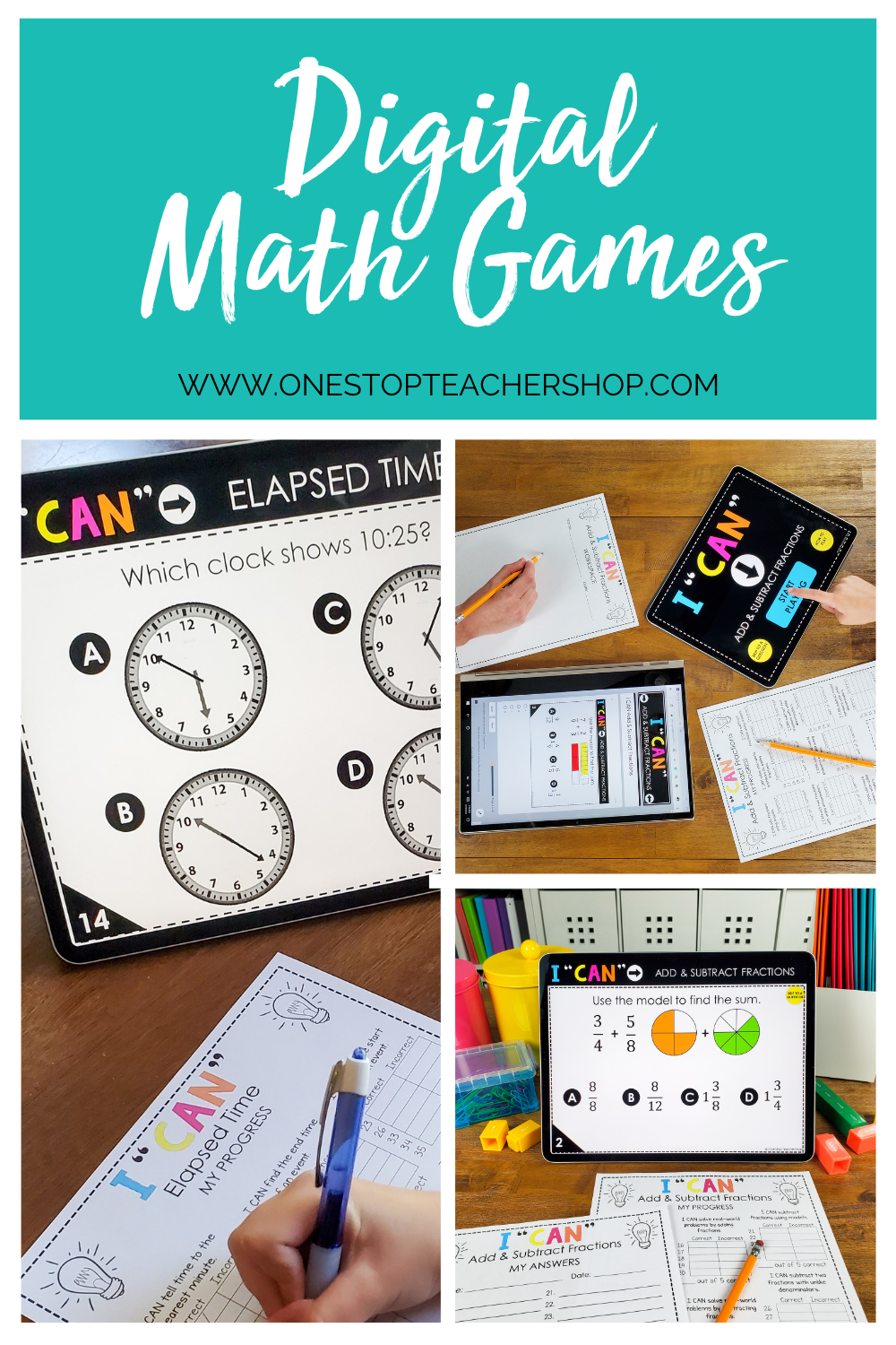 Digital Math Games For Grades K 10 One Stop Teacher Shop