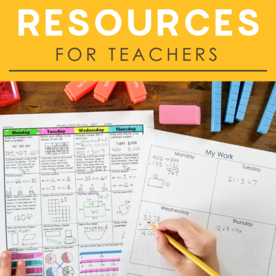 FREE Math Resources for Teachers | One Stop Teacher Shop
